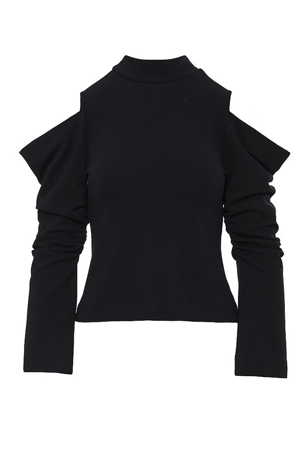 BSB BLOUSE (052-210058 BLACK)