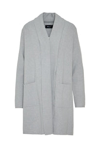 BSB KNITTED CARDIGAN (052-115009 LIGHT GREY)