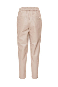 BSB LEATHER LOOK PANTS (052-212011 GREIGE)