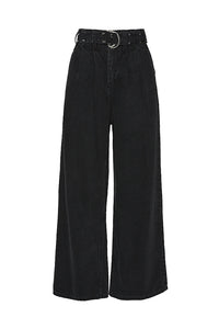 BSB REGINA DENIM PANTS (052-212900 BLACK DENIM)