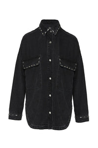 BSB  DENIM SHIRT (052-216901 BLACK)