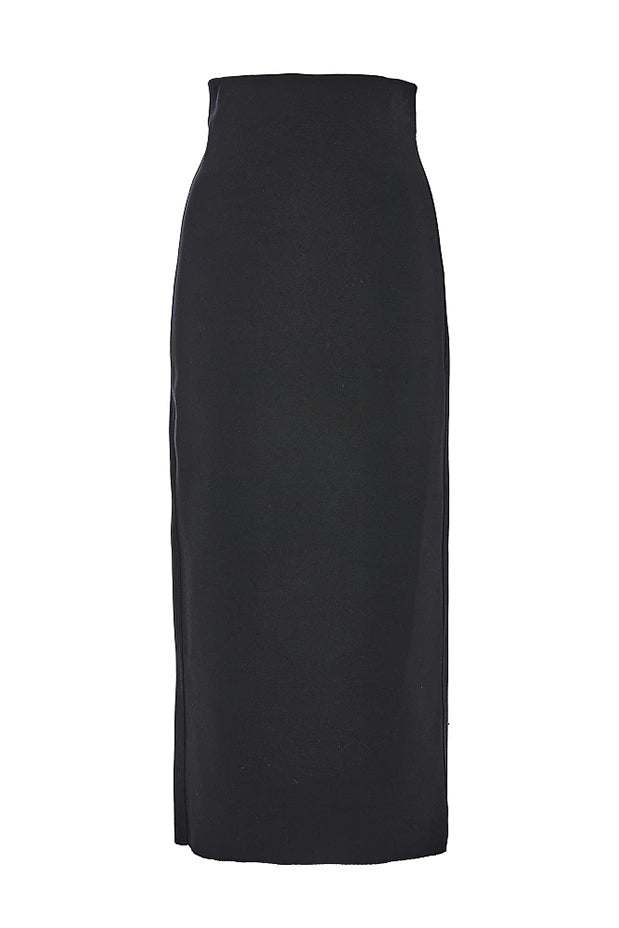 BSB MIDI SKIRT (052-213020 BLACK)