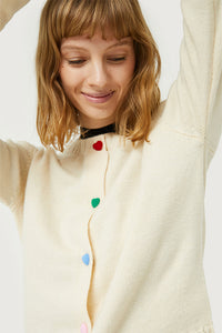 COMPANIA FANTASTICA CARDIGAN (43C/10221 ECRU)