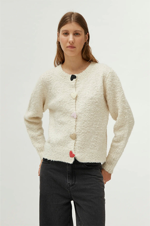 COMPANIA FANTASTICA CARDIGAN (44C/10368 ECRU)