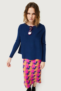 COMPANIA FANTASTICA SWEATER (43C/10209 NAVY BLUE)