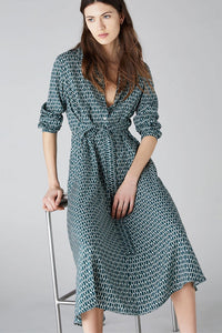 EMME BY MARELLA "VIESTE" DRESS (24252261012 GREEN)