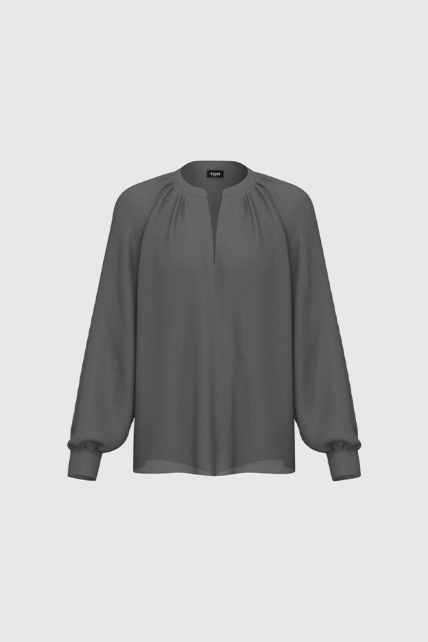 EMME BY MARELLA "EXTRA" BLOUSE (24251160522 DARK GREY)