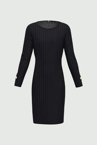 EMME BY MARELLA "ONDINA" JERSEY DRESS (24256260222 BLACK)