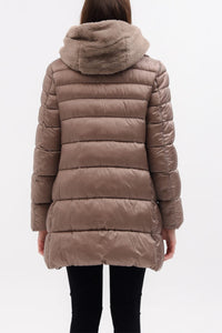 EMME BY MARELLA "TOSCANA" PUFFER JACKET (24254862322 BEIGE)