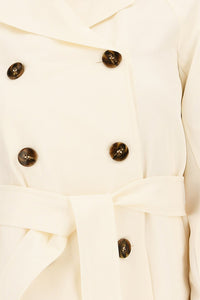 EMME BY MARELLA "WEST" TRENCH COAT (24150210512 WHITE)