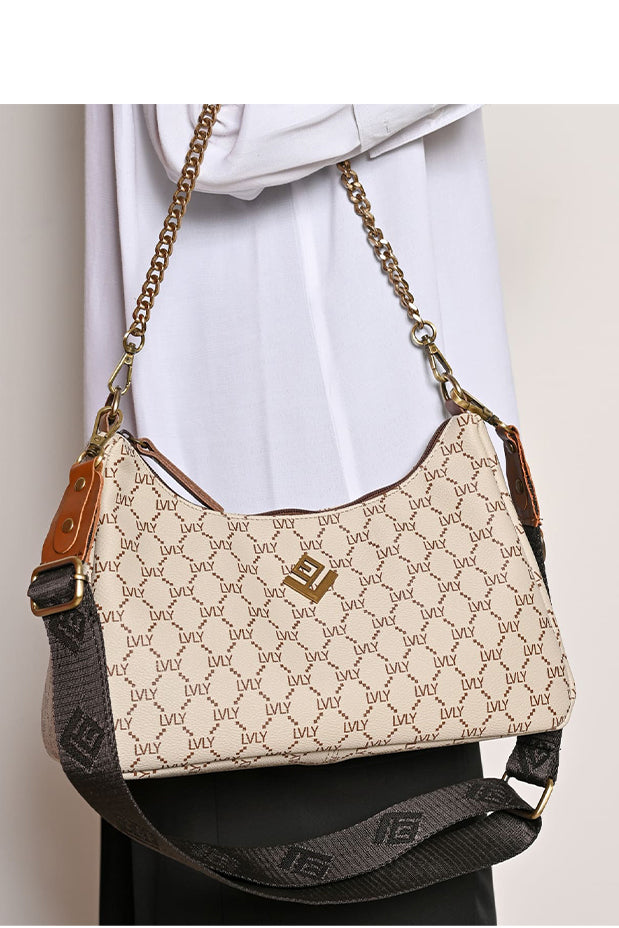 LOVELY HANDMADE "REYNA" MOSAIC BAG (17REY-MON-05-BEIGE)