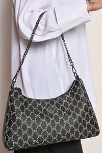 LOVELY HANDMADE "REYNA" MOSAIC BAG (17REY-MON-13-BLACK)