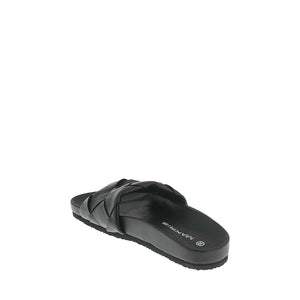 MAKRIS FLAT SANDALS "21.V12" (21.V12 BLACK)