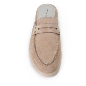 MAKRIS FLAT MULES "23.B3" (23.Β3 HARD BEIGE)