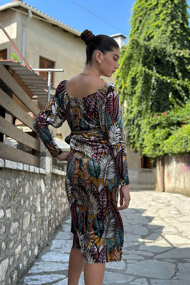 NEMA RESORT WEAR "GRACE" DRESS (14607N204-MULTICOLOUR)