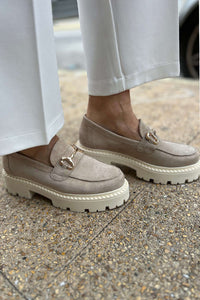 SO CHIC "NYX" LOAFERS (4187-06-BEIGE)