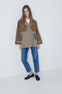 YERSE TRENCH COAT (41628-125 KHAKI)