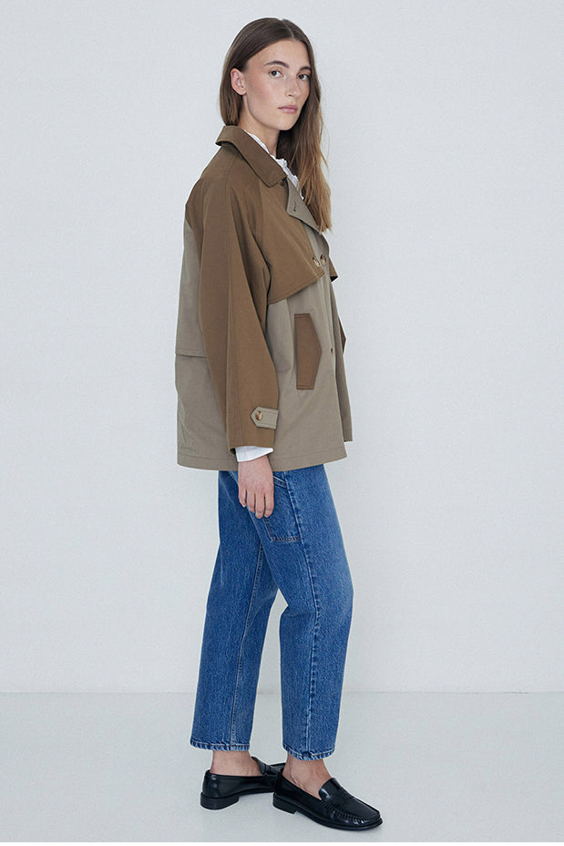 YERSE TRENCH COAT (41628-125 KHAKI)