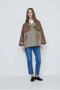 YERSE TRENCH COAT (41628-125 KHAKI)