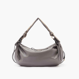 LA CARRIE SHOULDER BAG STUD (112M-TS-853-SYN_GREY)