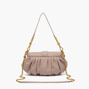 LA CARRIE SHOULDER BAG "ACCORDION" (131M-TM-665-SYN-NUDE)