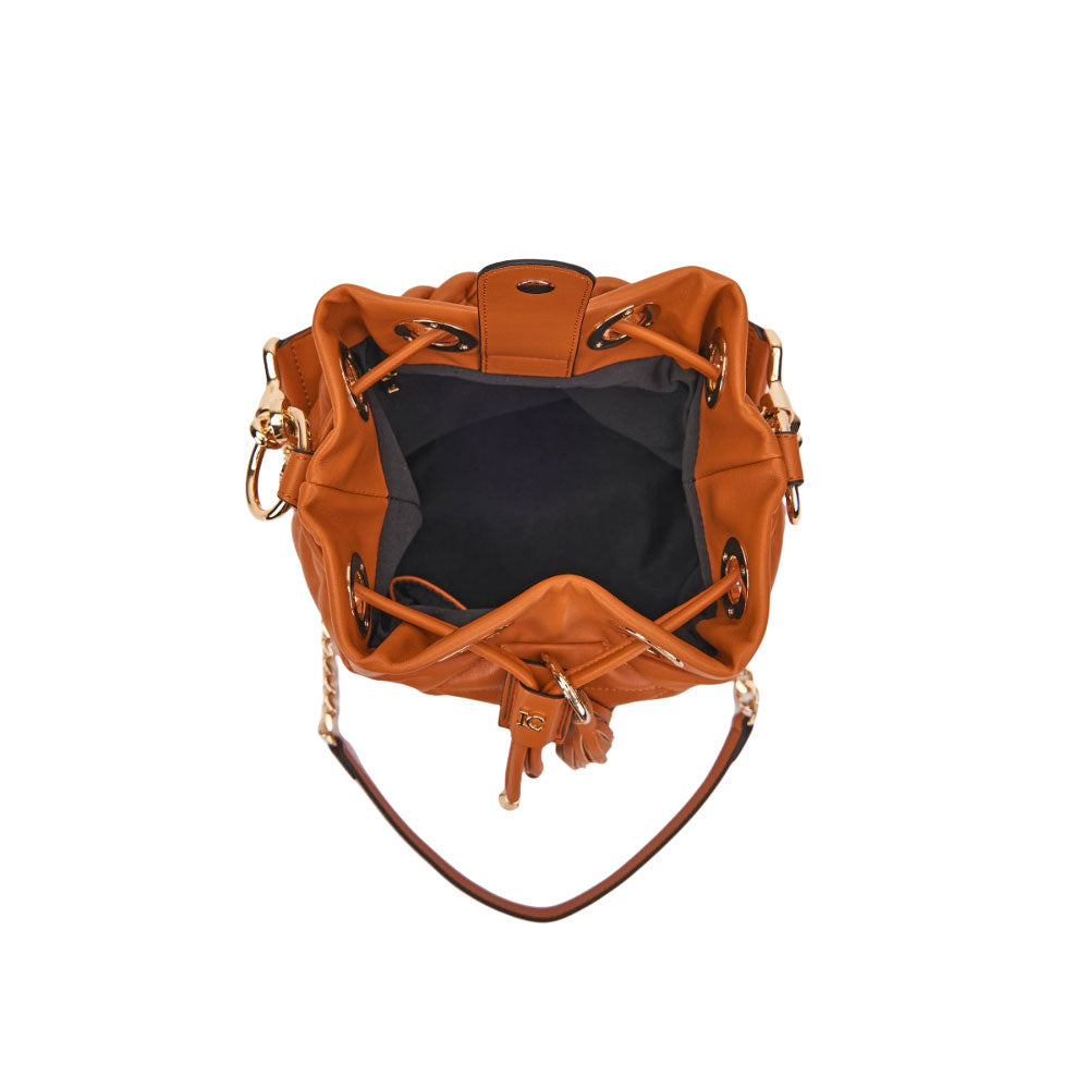 LA CARRIE BUCKET TOUCHY BAG (121M-EM-122-SYN-ORANGE)