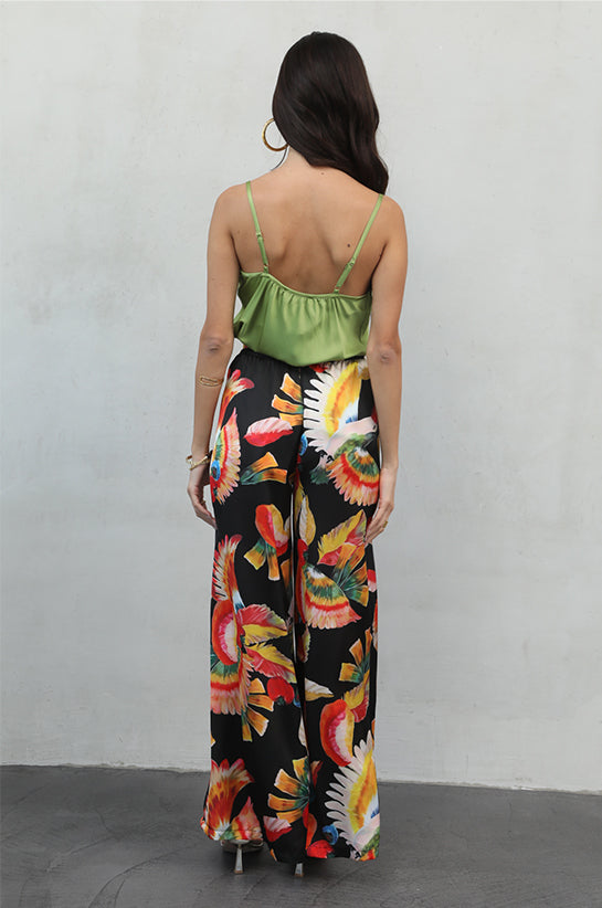 NEMA RESORT WEAR "DIANA" TROUSERS (14504N007 MULTICOLOUR)